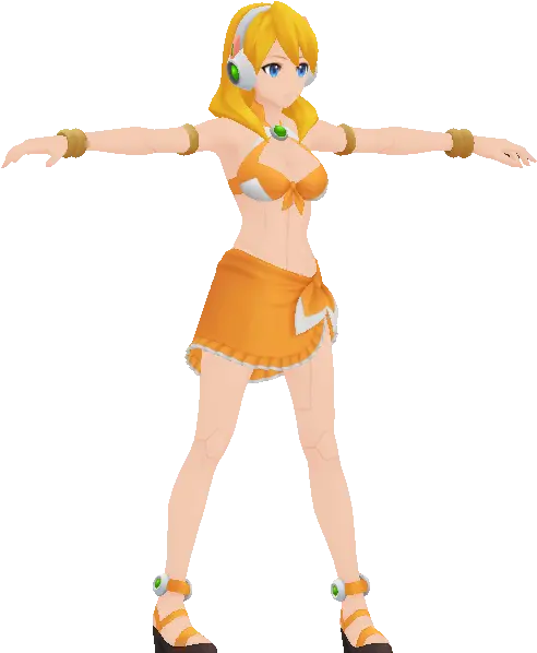 Mobile Mega Man X Dive Alia Swimsuit The Models Resource Megaman X Dive Alia Summer Png Mega Man Icon