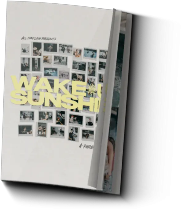 Wake Up Sunshine Photo Book Horizontal Png All Time Low Logo