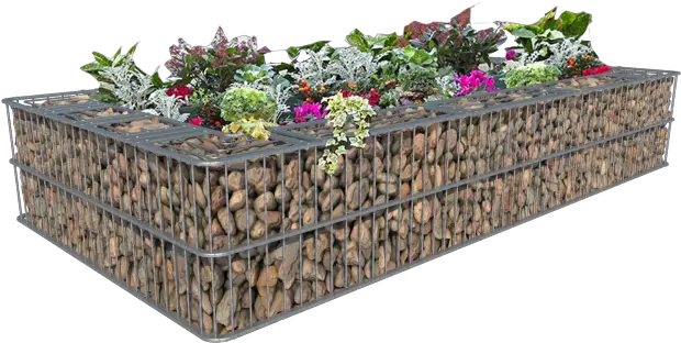 Download Single Flowerbed 102 X Cm Blomsterbed Png Png Gabion Flower Bed Png