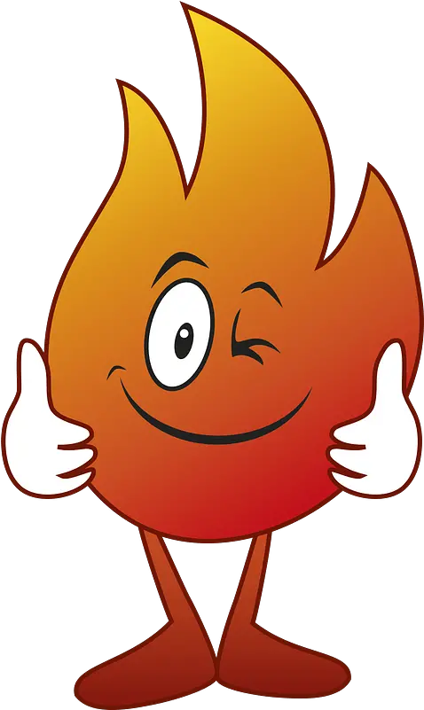 Clipart Llamas De Fuego En Caricatura Png Flame Clipart Png