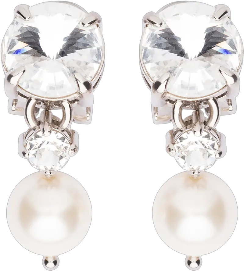 Crystal And Pearl Earrings Miu 5jo0982araf0qcd Earrings Png Pearls Png