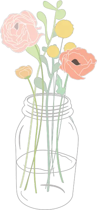 Mason Jar Clipart In Png Clip Art Flowers In Mason Jars Mason Jar Png