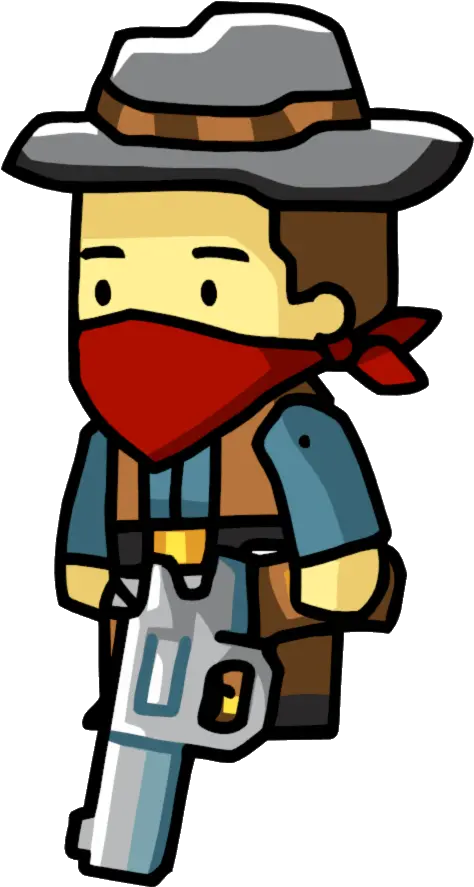 Cowboy Clipart Bandit Picture 820142 Highway Man Scribblenauts Png Bandit Png