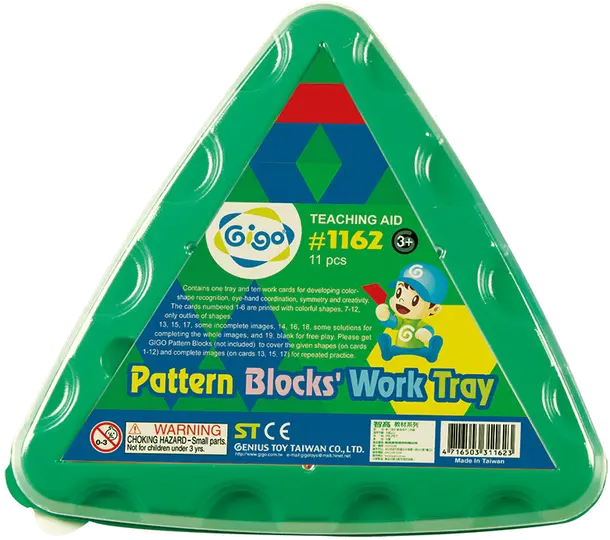 Pattern Blocks Triangular Work Tray Mathematics Png Triangle Pattern Png