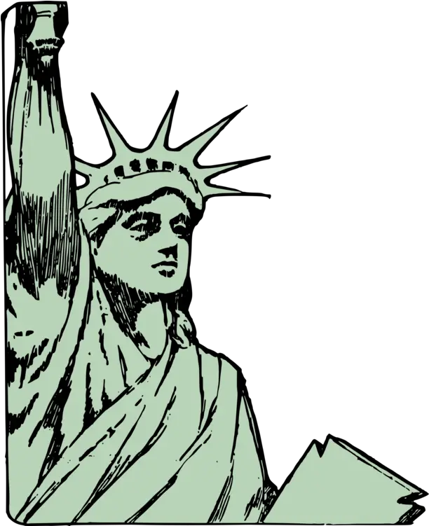 Download Statue Of Liberty Face Drawing Monument Statue Of Drawings Of Statue Of Liberty Png Statue Of Liberty Transparent