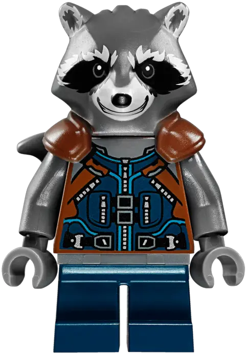 Rocket Raccoon Brickipedia The Lego Wiki Lego Guardians Of The Galaxy Rocket Raccoon Png Raccoon Transparent Background