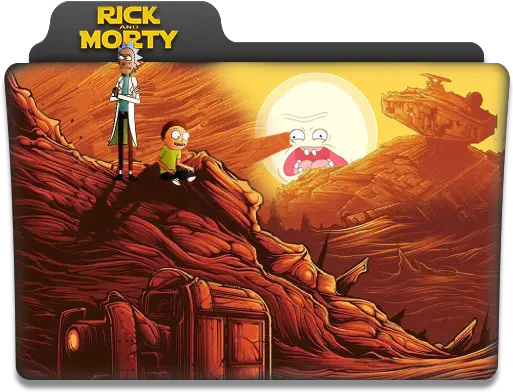 Rick And Morty Folder Icon Rick And Morty Star Wars Png Rick And Morty Png