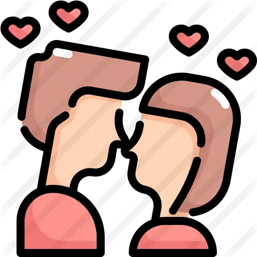 Kissing Love Png Valentines Day Icon