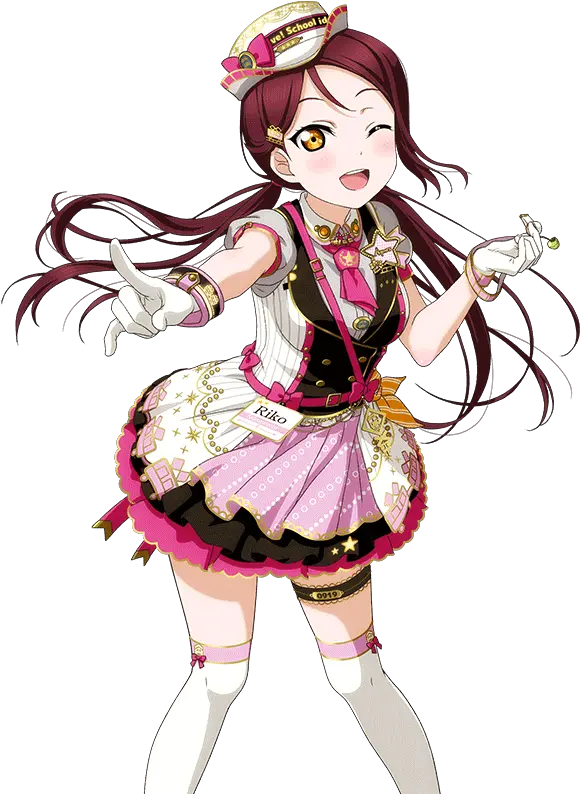 School Idol Tomodachi Cards Album 2015 Sakurauchi Riko Ssr Love Live Riko Train Awakening Png Tumblr Girl Icon