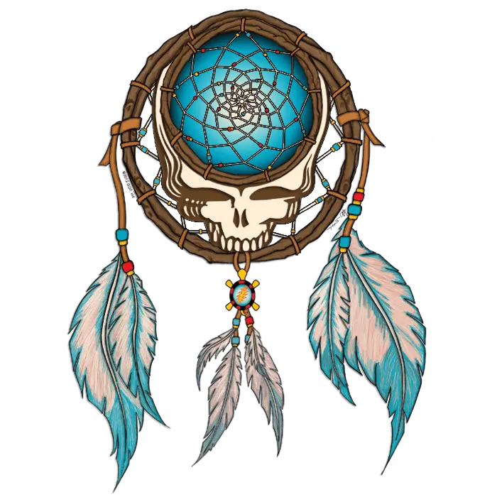 Colourful Dream Catcher Hippie Grateful Dead Steal Your Face Png Dream Catcher Transparent Background