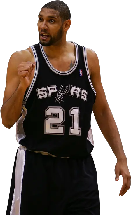 Download Hd Tim Duncan Nba Authentic Tim Duncan San Tim Duncan Transparent Background Png Adidas Logo Transparent Background