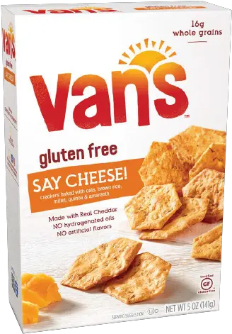 Gluten Free Vanu0027s Foods Vans Gluten Free Crackers Png Cheez It Png