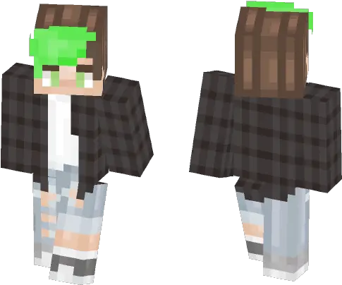 Download Anime Boy Minecraft Skin For Free Superminecraftskins Minecraft Skin Blue Hair Png Anime Boy Transparent