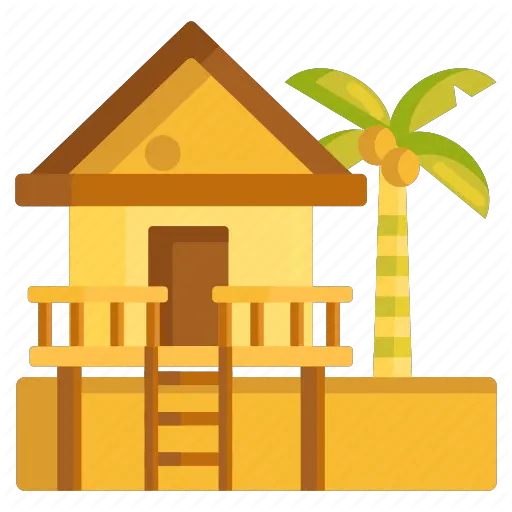 U0027travel Caramel Vol 1u0027 By Flaticonscom Resort Flat Icon Png Hut Png