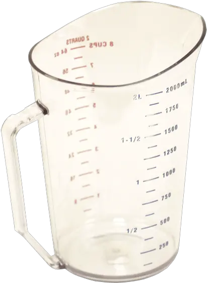 Download 2 Qts Measuring Cup Cup Png Measuring Cup Png