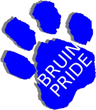 Bruin Pride Png Svg Clip Art For Web Bruin Paw Print Pride Png