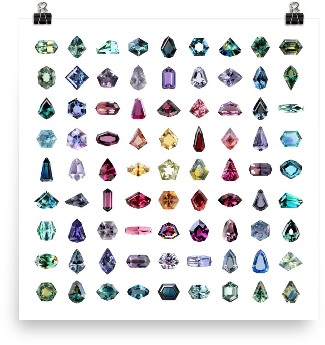 Shop Gemstone Poster Prints And Canvases U2014 Trebliganna Png Rpg Maker Mv Icon Set