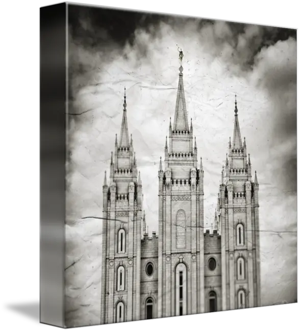 Salt Lake Temple Vintage Spires By Kristofer Sundberg Temple Square Png Salt Icon 16x16