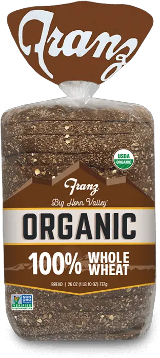 Franz Bakery Organics Bread Whole Grain Organic Packaging Png Bread Transparent