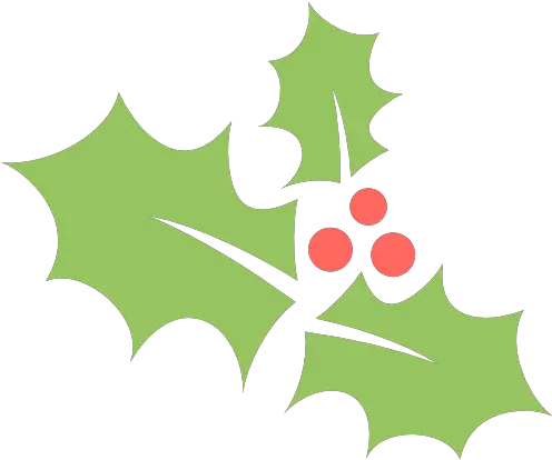 Holly Leaf Icon Vector Christmas Leaf Png Holly Png