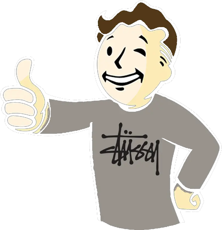 Steam Community Fallout Boy Stussy Happy Png Boi Hand Png