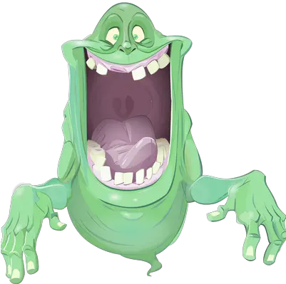 Pegajoso Ghostbusters Transparent Png Marshmallow Man Slimer Ghostbusters Slimer Png