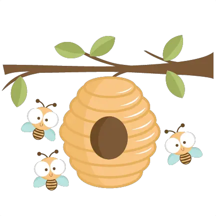 Download Bee Clipart Vintage Honey Bee Hive Png Clipart Bee Hive In Tree Clip Art Bee Clipart Png