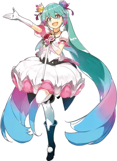 Hatsune Miku 10th Anniversary Vocaloid Characters Png Miku Transparent