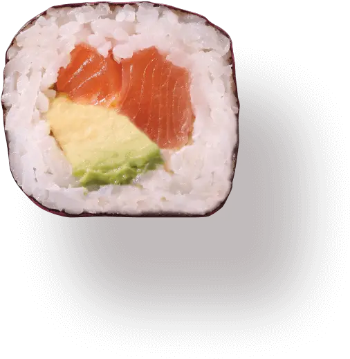 Fresh Salmon Roll With Avocado Sushi Hub Salmon Avocado Png Salmon Png