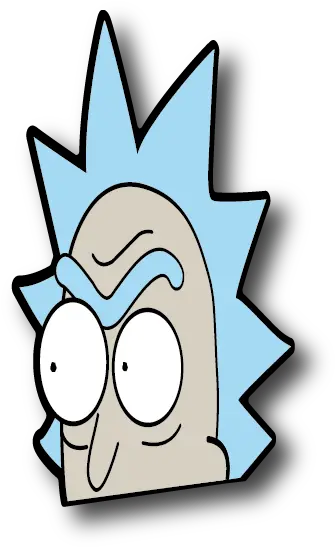 Rick Peeker Sticker And Morty Cartoon Png Rick Png