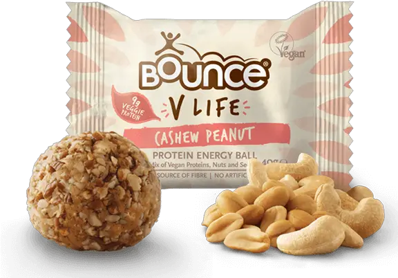 Bounce Energy Ball Cashew Peanut 141 Oz Pack Of 12 Walmartcom Energy Snacks Png Energy Ball Png