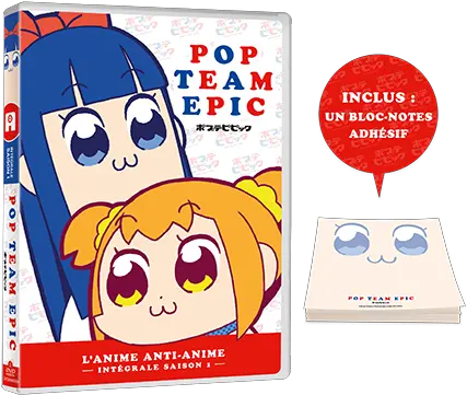 Pop Team Epic Edition Intégrale Dvd Fiction Png Pop Team Epic Transparent