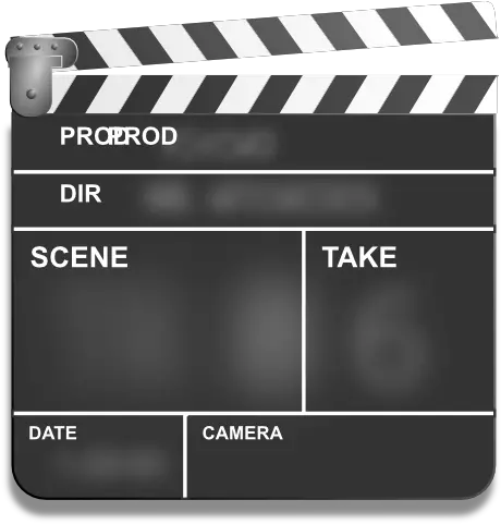 Motion Picture Film Slate Clapper Light Camera Action Transparent Png Movie Clapper Png