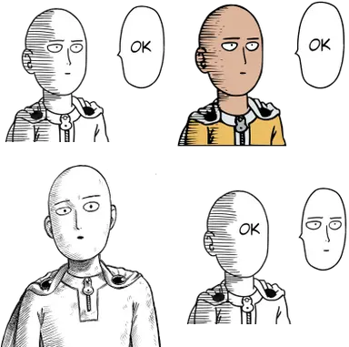 Saitama Ok Transparent Png Images Anime Funny Discord Emojis Saitama Transparent