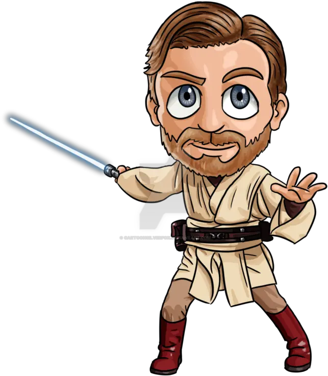 Download Hd Pin Obi Wan Kenobi Clipart Obi Wan Kenobi Chibi Png Obi Wan Kenobi Png