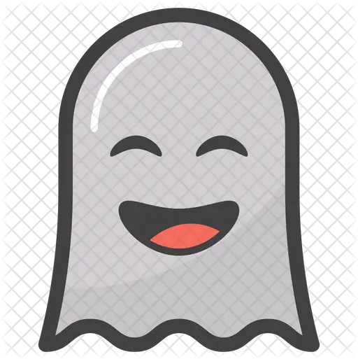 Smiley Ghost Emoji Icon Of Colored Illustration Png Ghost Emoji Transparent