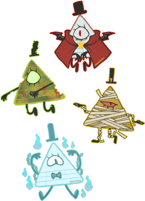 Halloween Vampire Ghost Zombie Art By Me Gravity Falls Mumie Bill Zombie Gravity Falls Png Bill Cipher Png