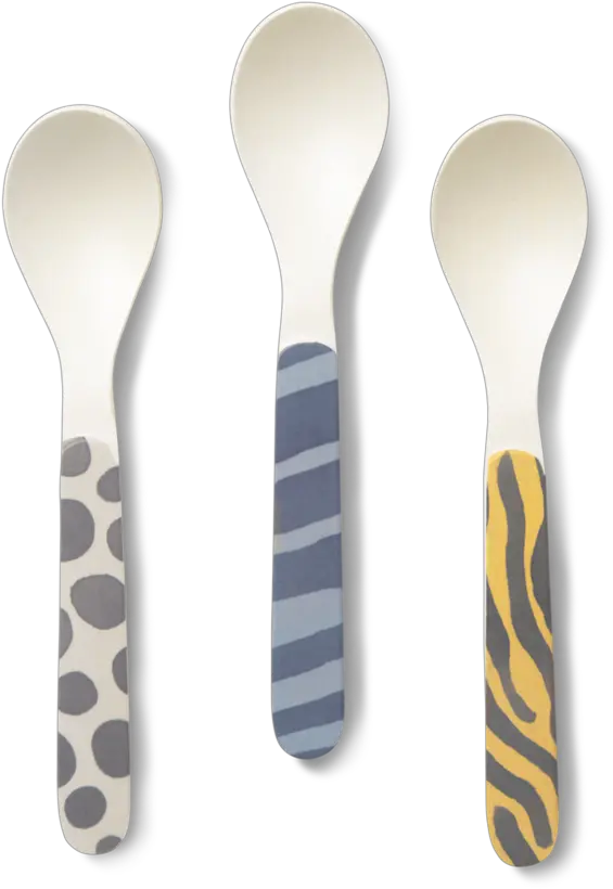 Elm Safari Bamboo Spoons Set Of 3 Png Plastic Spoon Png