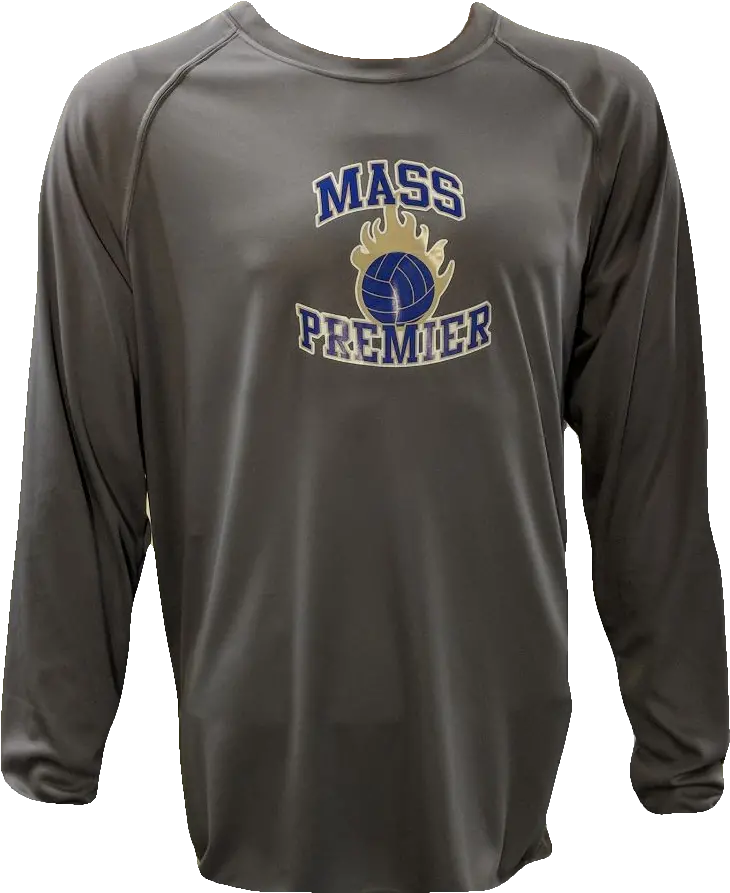 Long Sleeve T With Mpc Volleyball Logo Png