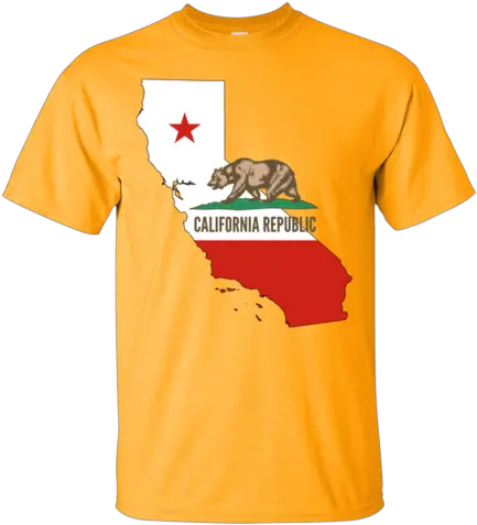 California Flag And State Outline U2013 Hand Drawn Tees California Grunge Style Flag Png California Flag Png