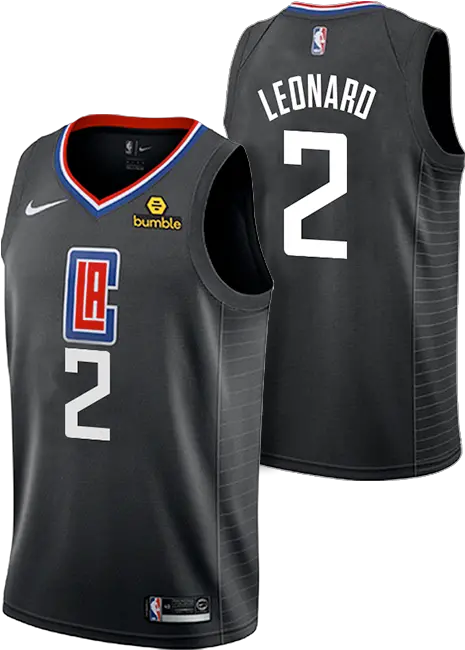 La Clippers Kawhi Leonard Statement Kawhi Leonard Black Jersey Png Kawhi Leonard Png