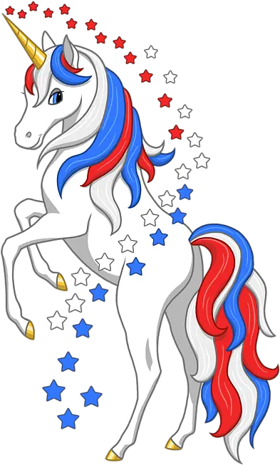 American Flag Patriotic Unicorn T Shirt Flag Of The United States Png Unicorn Clipart Transparent