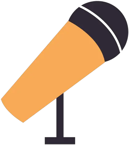 Microphone Flat Icon Transparent Png U0026 Svg Vector File Microphone Flat Icon Png Mic Icon Png