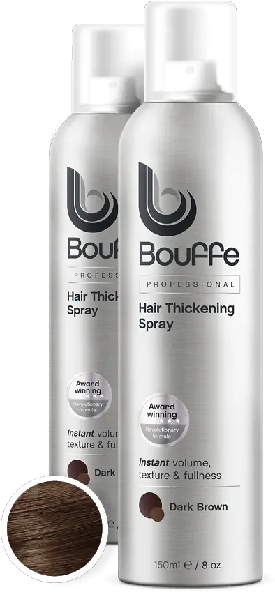 Bouffe Professional Thickening Spray Dark Brown Bouffe Hair Hair Thickening Spray Png Brown Hair Png