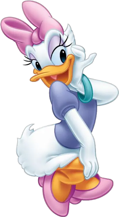 Daisy Duck Png File Mart Transparent Daisy Duck Png Duck Cartoon Png