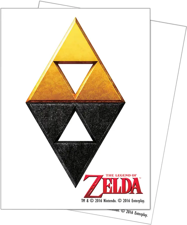 Trading Cards White Front Triforce Legend Of Zelda A Link Between Worlds Logo Png Triforce Png