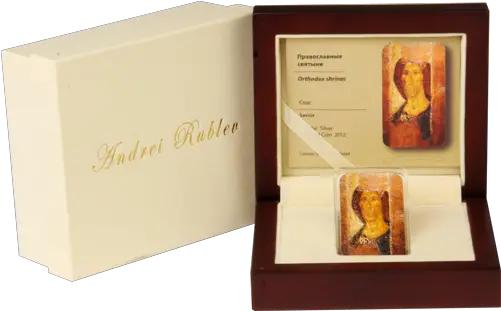 Niue 2 Dollars 2012 Rublev Saved Ag Collectible Coin Picture Frame Png Russian Icon Christ Pantocrator