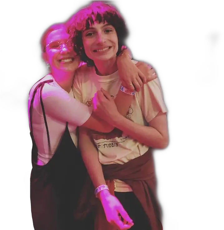 Download Two Icons Fillie Milliebobbybrown Millie Bobby Millie Bobby Brown And Finn Wolfhard Love Png Bobby Roode Png