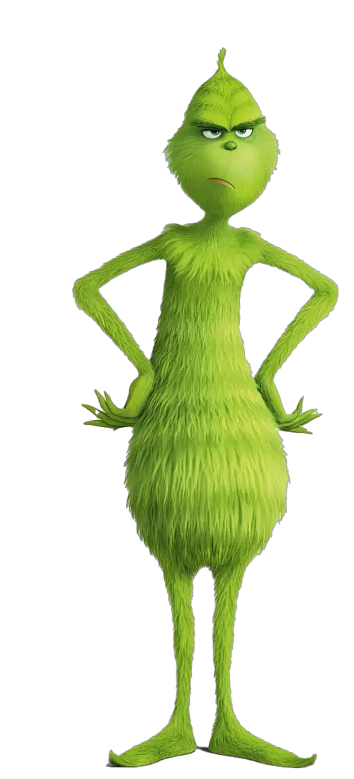 Grinch Face Png Transparent