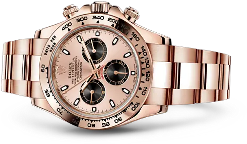 Replica Rolex Cosmograph Daytona Watch 18 Ct Everose Gold Rolex Datona Png Transparent Rolex Watch Png